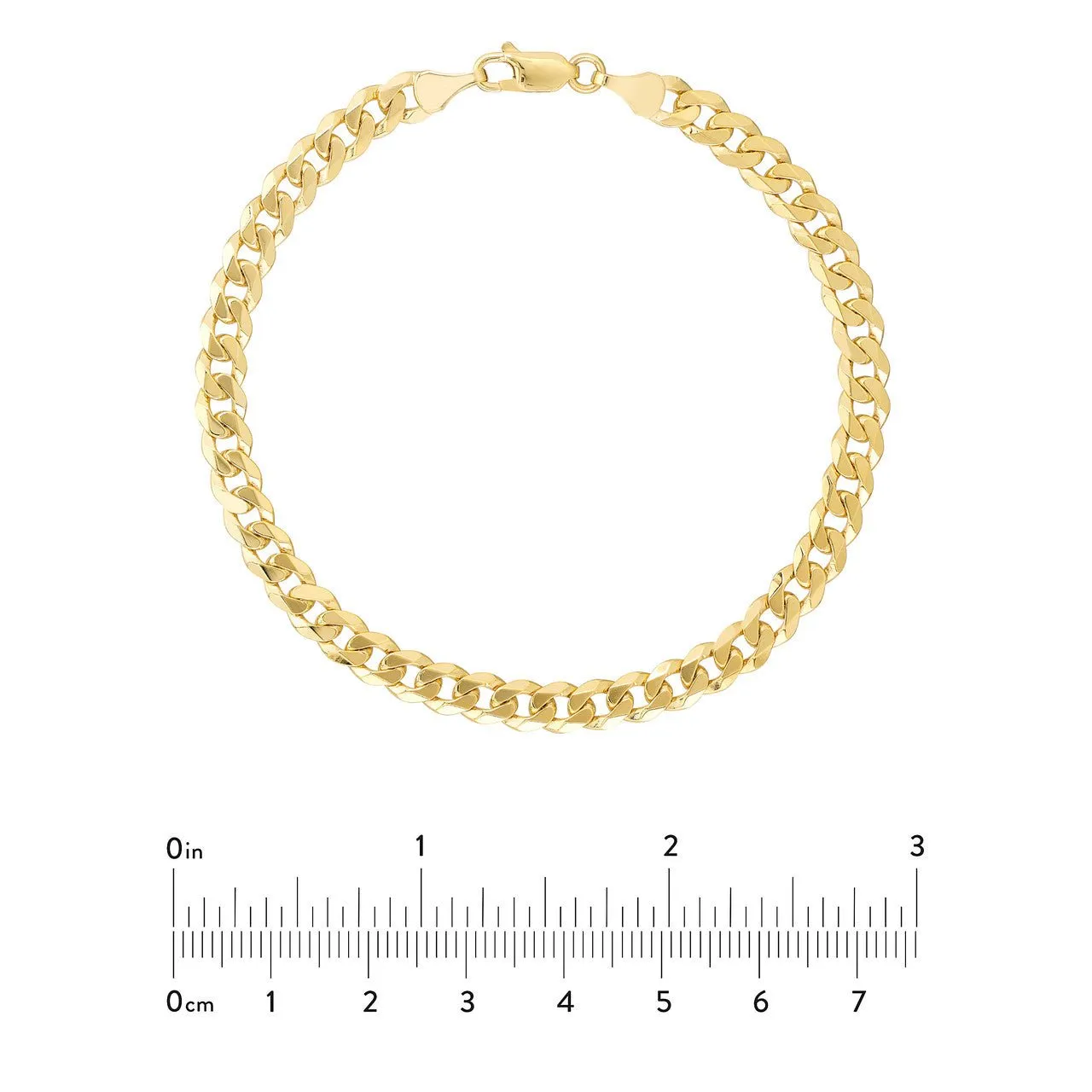 14K Gold 5.7MM Miami Cuban Chain Bracelet