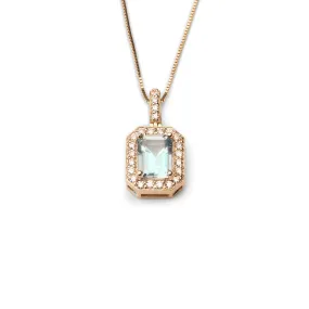 14k Royale Aquamarine Necklace