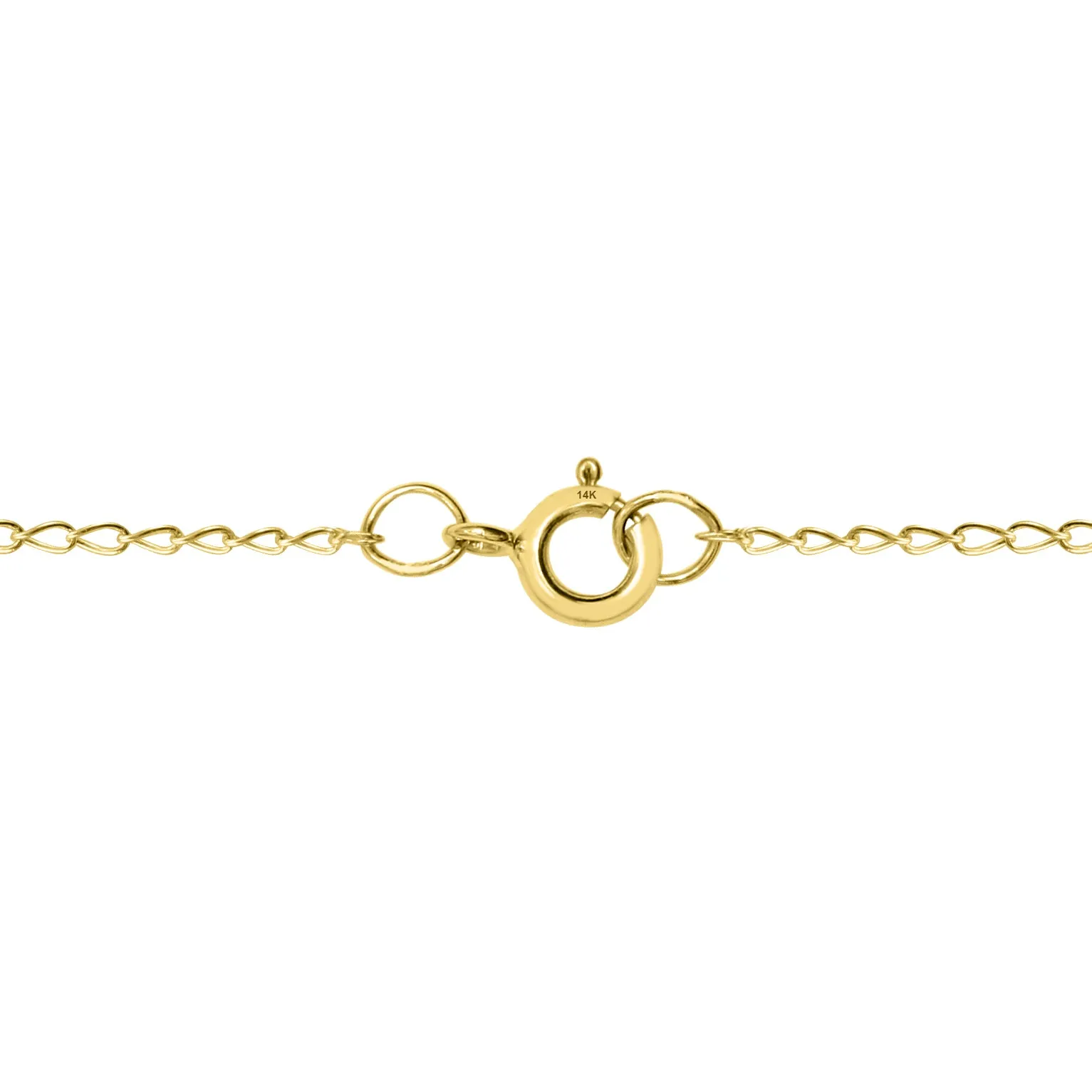 14K Yellow Gold 6Mm Square Aquamarine Pendant
