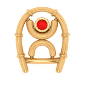 22k Trendy & Beautiful Gold Swatik Pendant From Online Exclusive