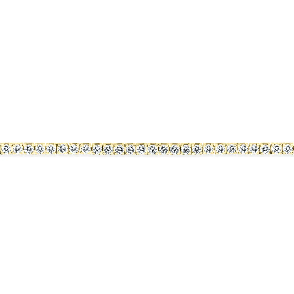 4 Carat Tw Diamond Tennis Bracelet In 14K Yellow Gold