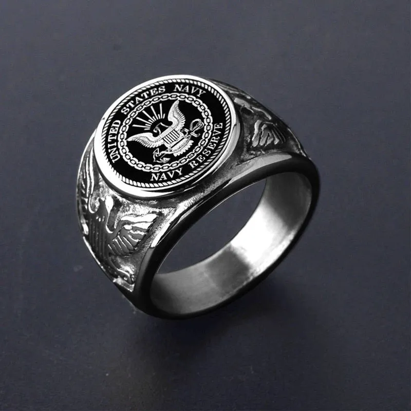 50% OFF - Signe USA Military Ring