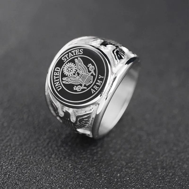 50% OFF - Signe USA Military Ring