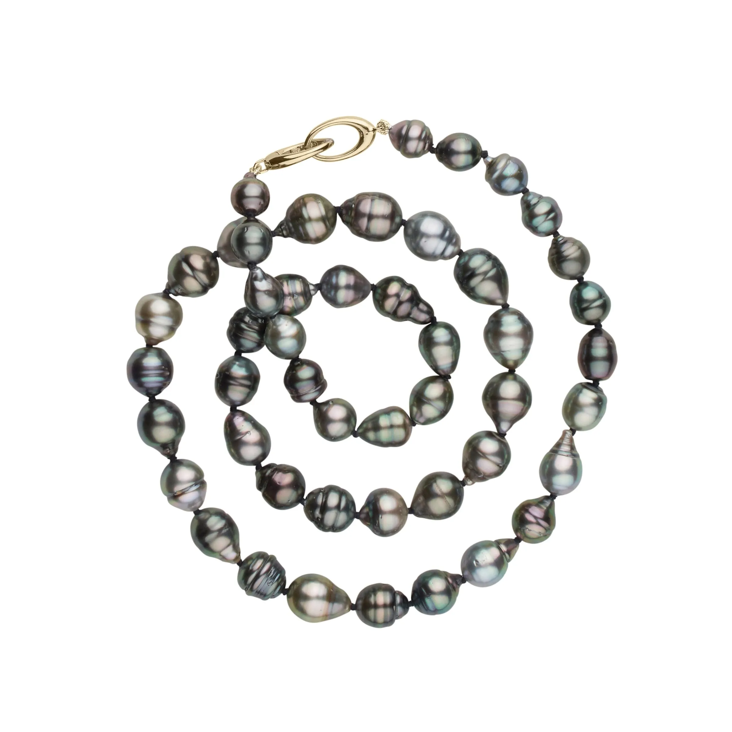 8.1-10.4 mm AA /AAA Tahitian Baroque Pearl Necklace