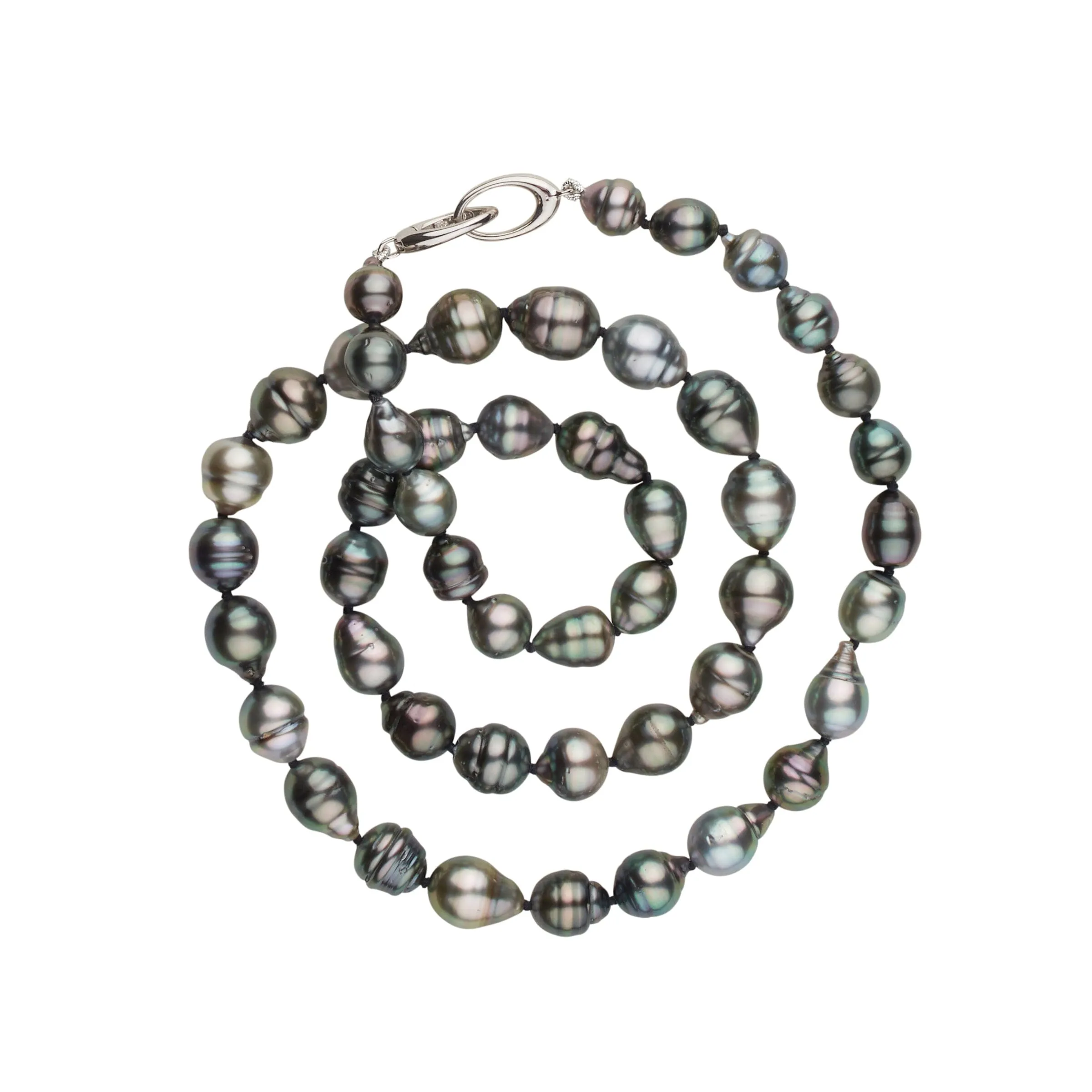 8.1-10.4 mm AA /AAA Tahitian Baroque Pearl Necklace