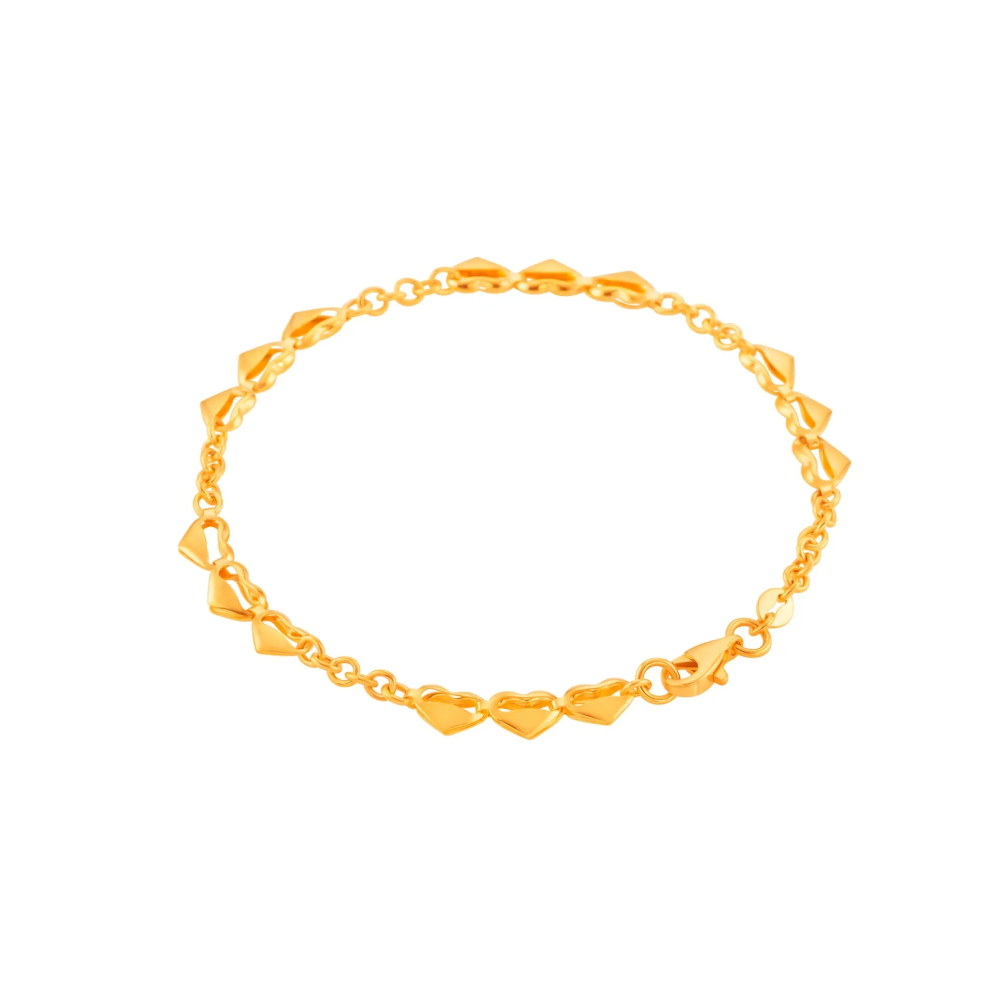 916 Gold Embrace Bracelet
