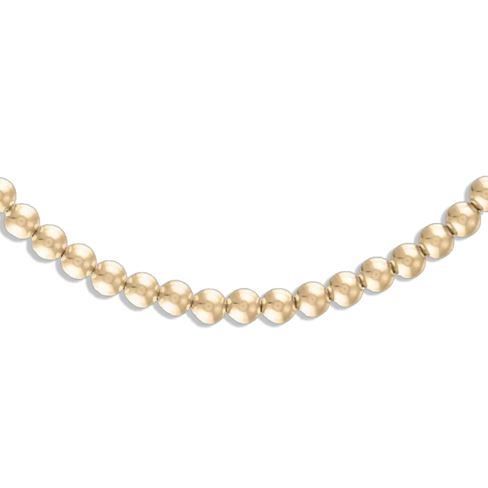 Alexa Leigh-5mm  Ball Necklace-Gold