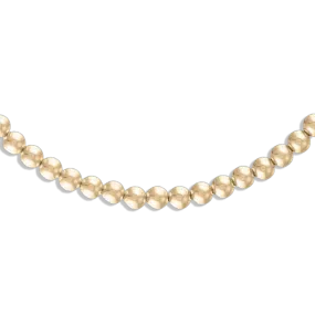 Alexa Leigh-5mm  Ball Necklace-Gold