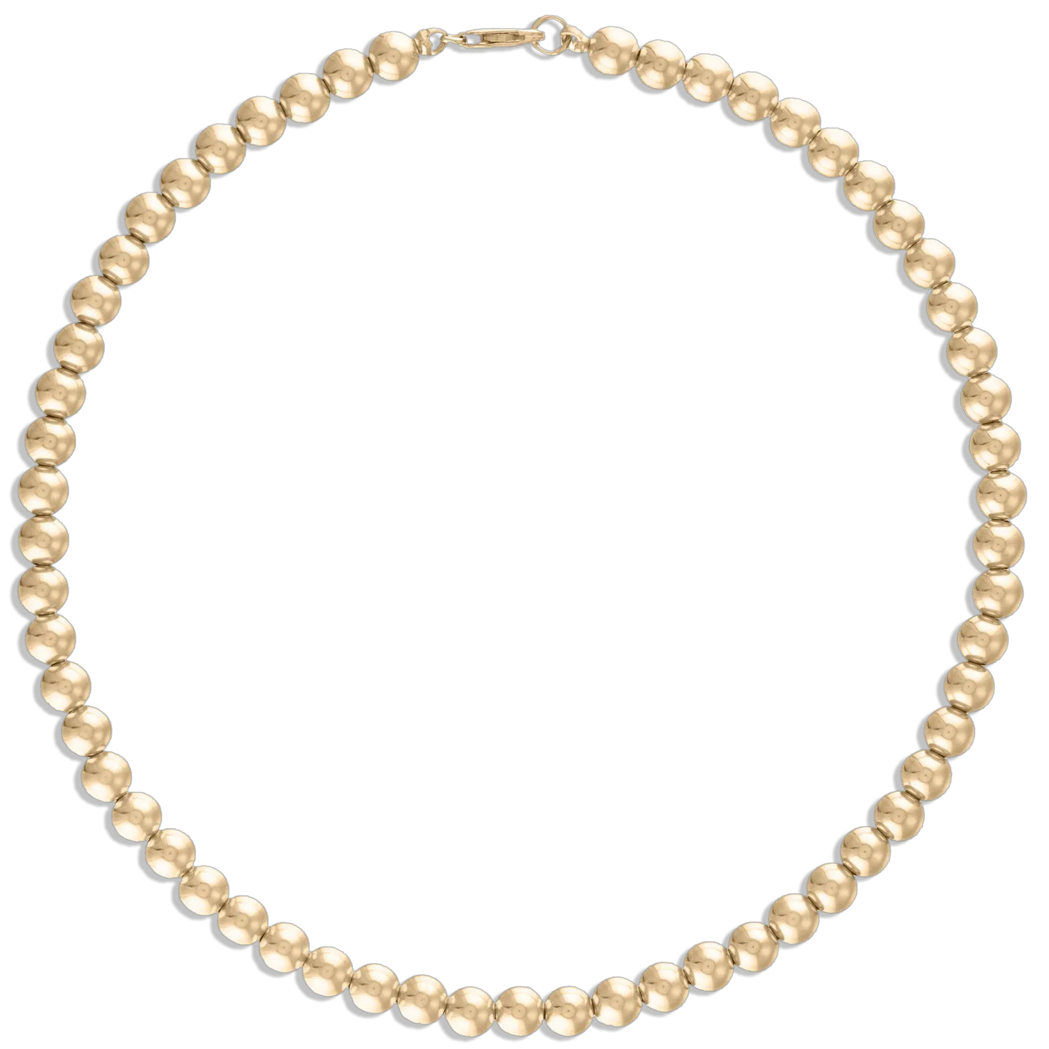 Alexa Leigh-5mm  Ball Necklace-Gold
