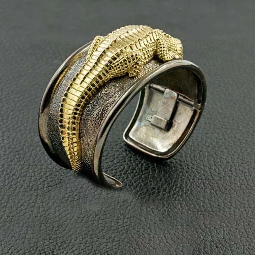 Alligator Cuff Bracelet