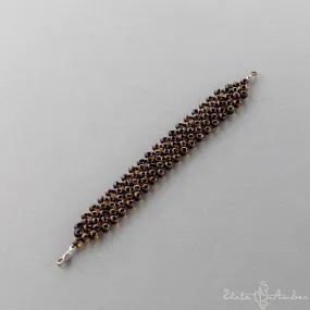 Amber bracelet "Princess dark night"