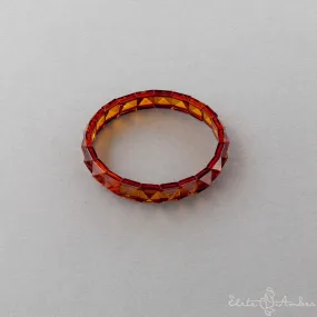 Amber bracelet "Sunset pyramid"