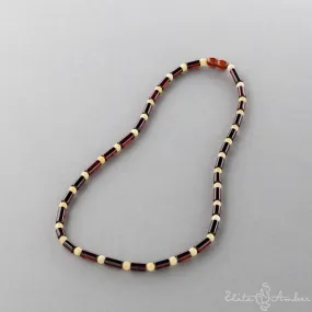 Amber necklace for men