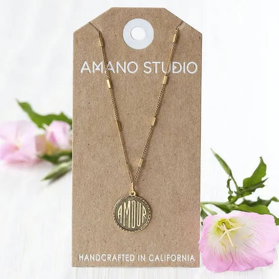 Amour Medallion Necklace