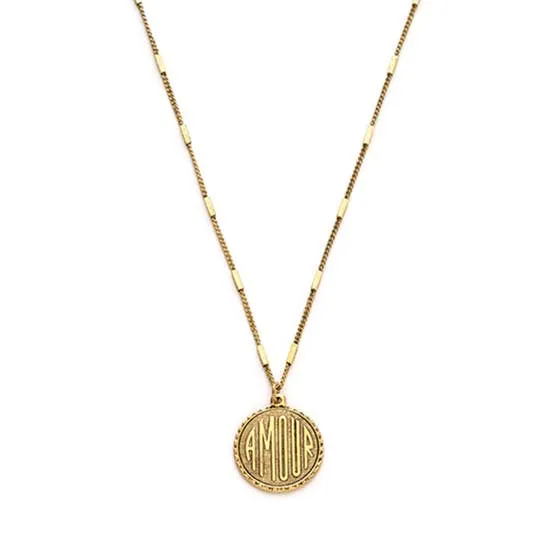 Amour Medallion Necklace
