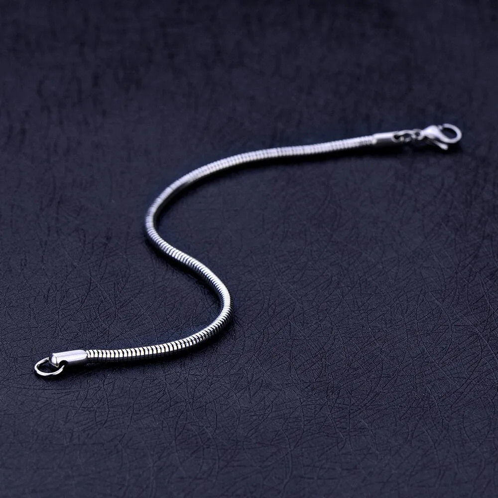 Antonios Snake Stainless Steel Bracelet Men