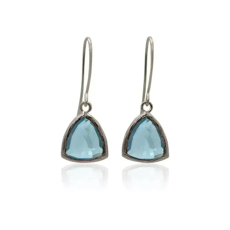 Aqua Athena Earrings | Ocean Themed Jewelry