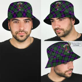 Armstrong Modern Tartan Bucket Hat with Family Crest