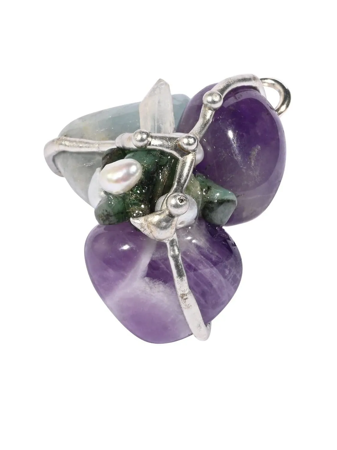 Ask, Believe, Receive Gemstone Amulet Pendant