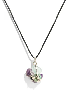 Ask, Believe, Receive Gemstone Amulet Pendant