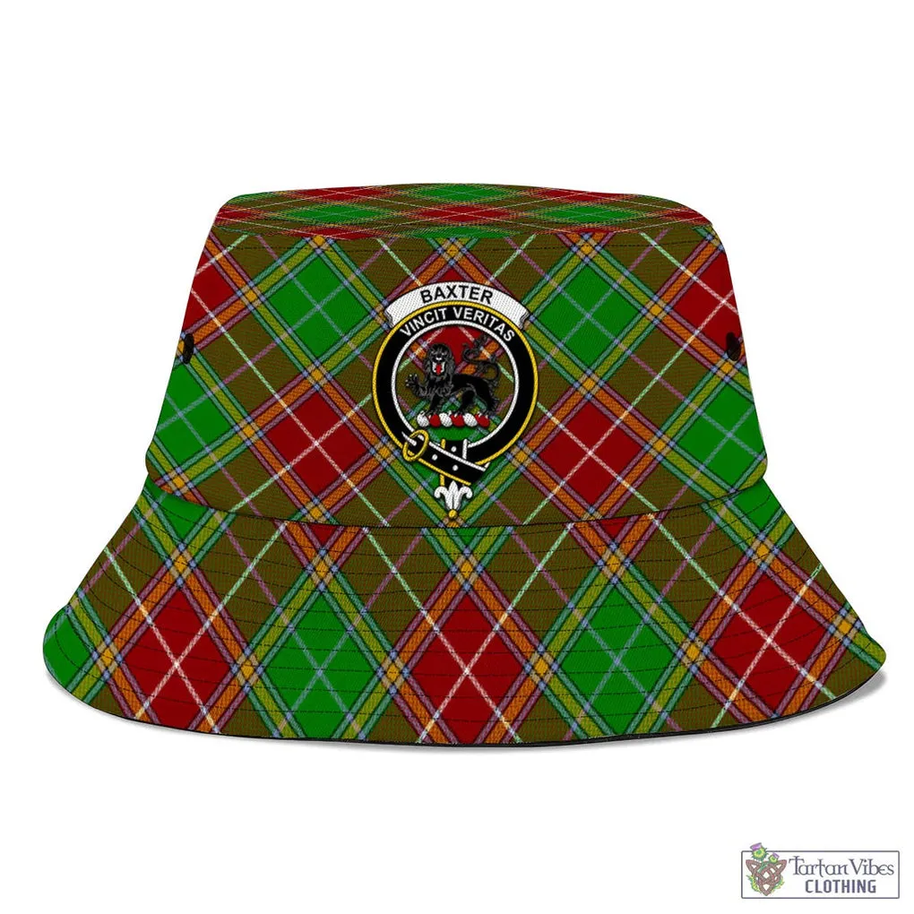Baxter Modern Tartan Bucket Hat with Family Crest