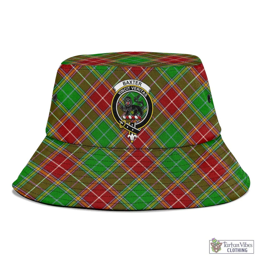 Baxter Modern Tartan Bucket Hat with Family Crest