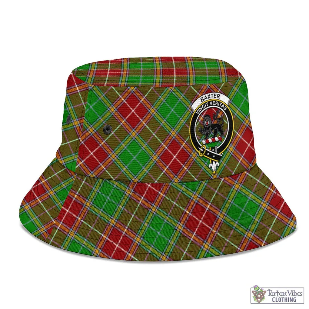 Baxter Modern Tartan Bucket Hat with Family Crest