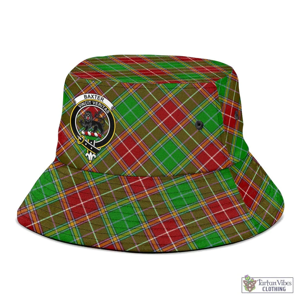 Baxter Modern Tartan Bucket Hat with Family Crest
