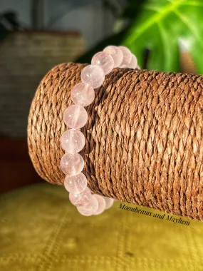 BEAUTIFUL ROSE QUARTZ CRYSTAL POWER BRACELET