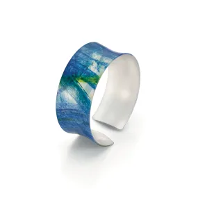Blue cuff bracelet