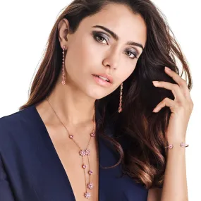 BOLOGNA-ROSE GOLD PINK CZ