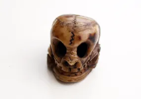 Bone Skull Hanging Handcarved Halloween Pendant