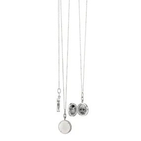 Brooke Stone Slim Locket Necklace
