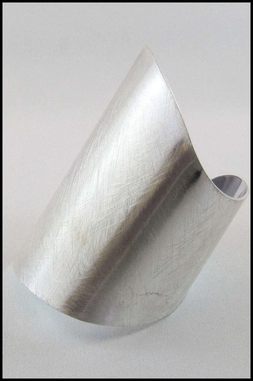 Brushed Metal Cuff Bracelet
