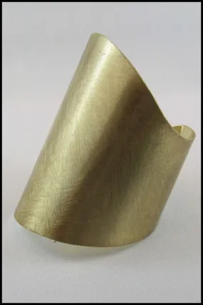 Brushed Metal Cuff Bracelet