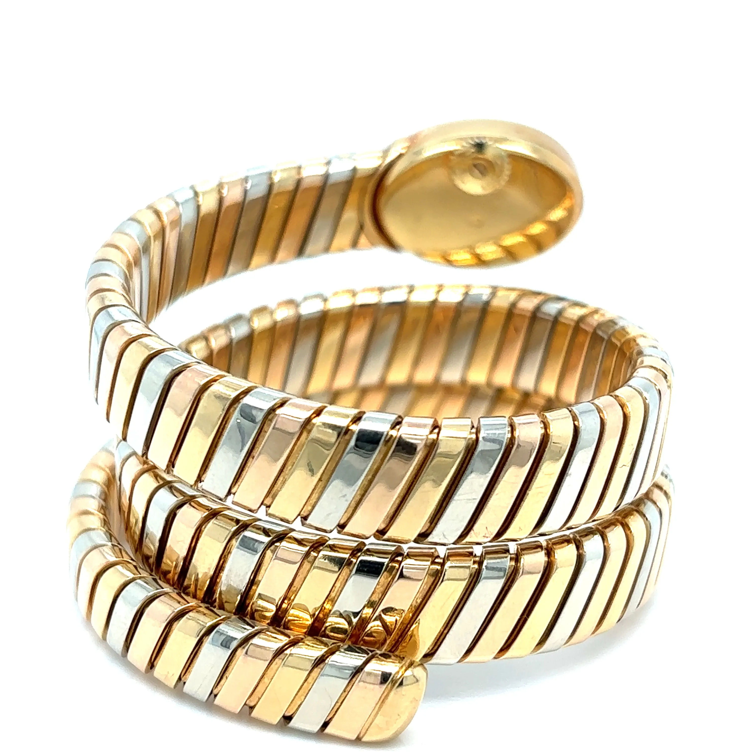 Bulgari Tubogas Tricolor Gold Lady's Watch by Vacheron Constantin