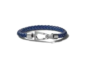 BULOVA - MARINE STAR BLUE LEATHER BRACELET J96B025M