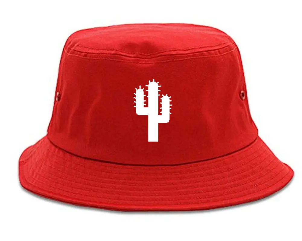 Cactus Logo Chest Mens Bucket Hat