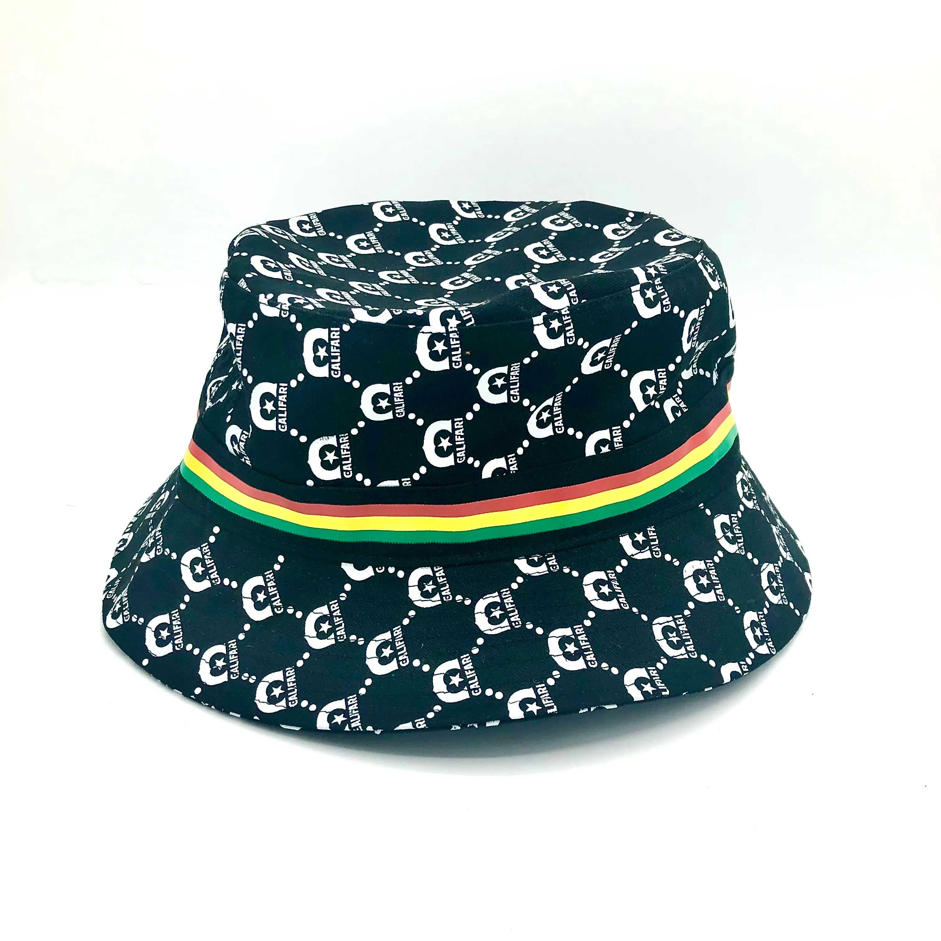 Califari Black Bucket Hat