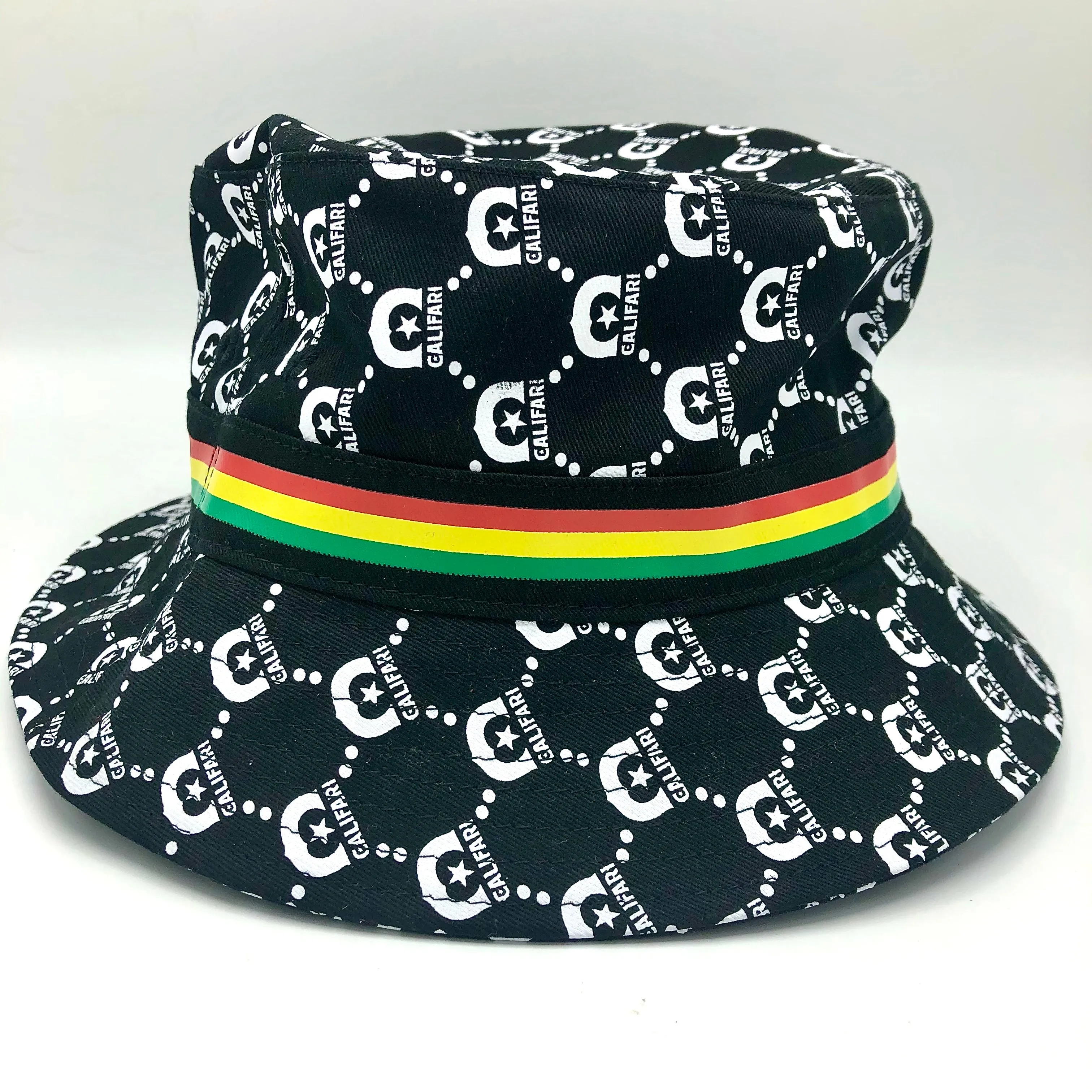 Califari Black Bucket Hat