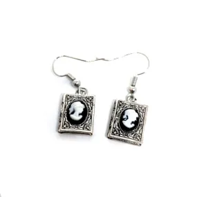 Cameo Locket Earrings