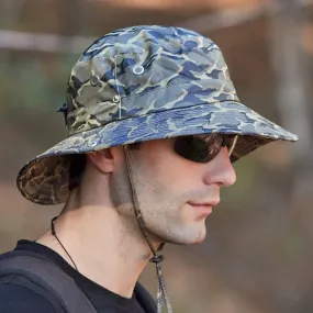 Camo Bucket Hat With Waterproof Camouflage Design