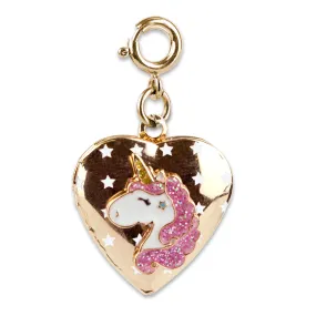 Charm It! Gold Unicorn Locket Charm