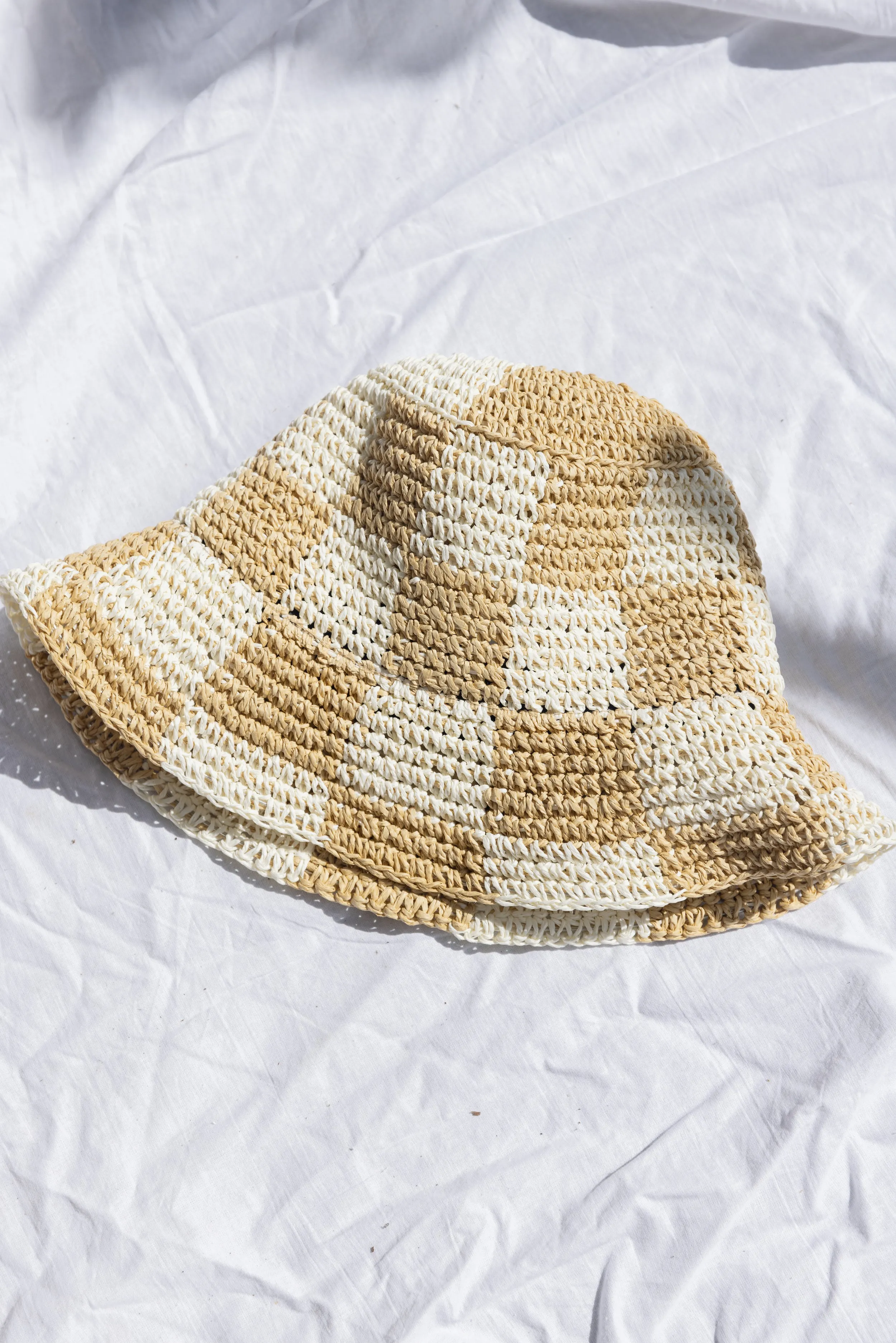 Checker Bucket Hat