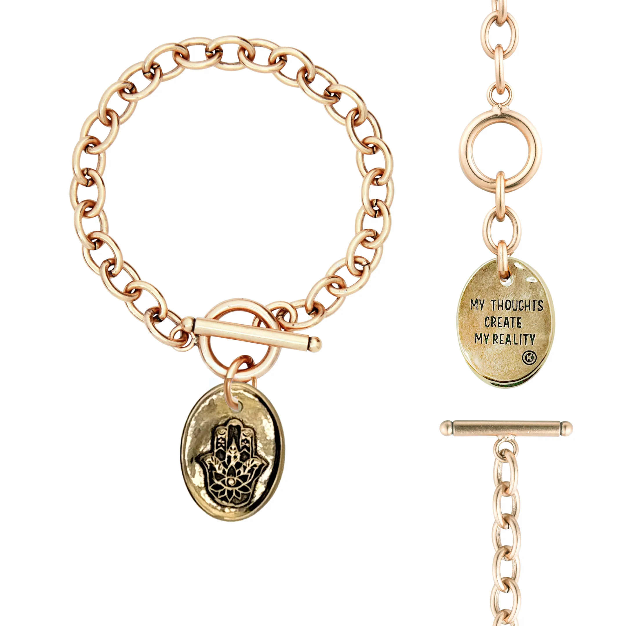 CHOOSE YOUR MESSAGE | OVAL | Chain Bracelet