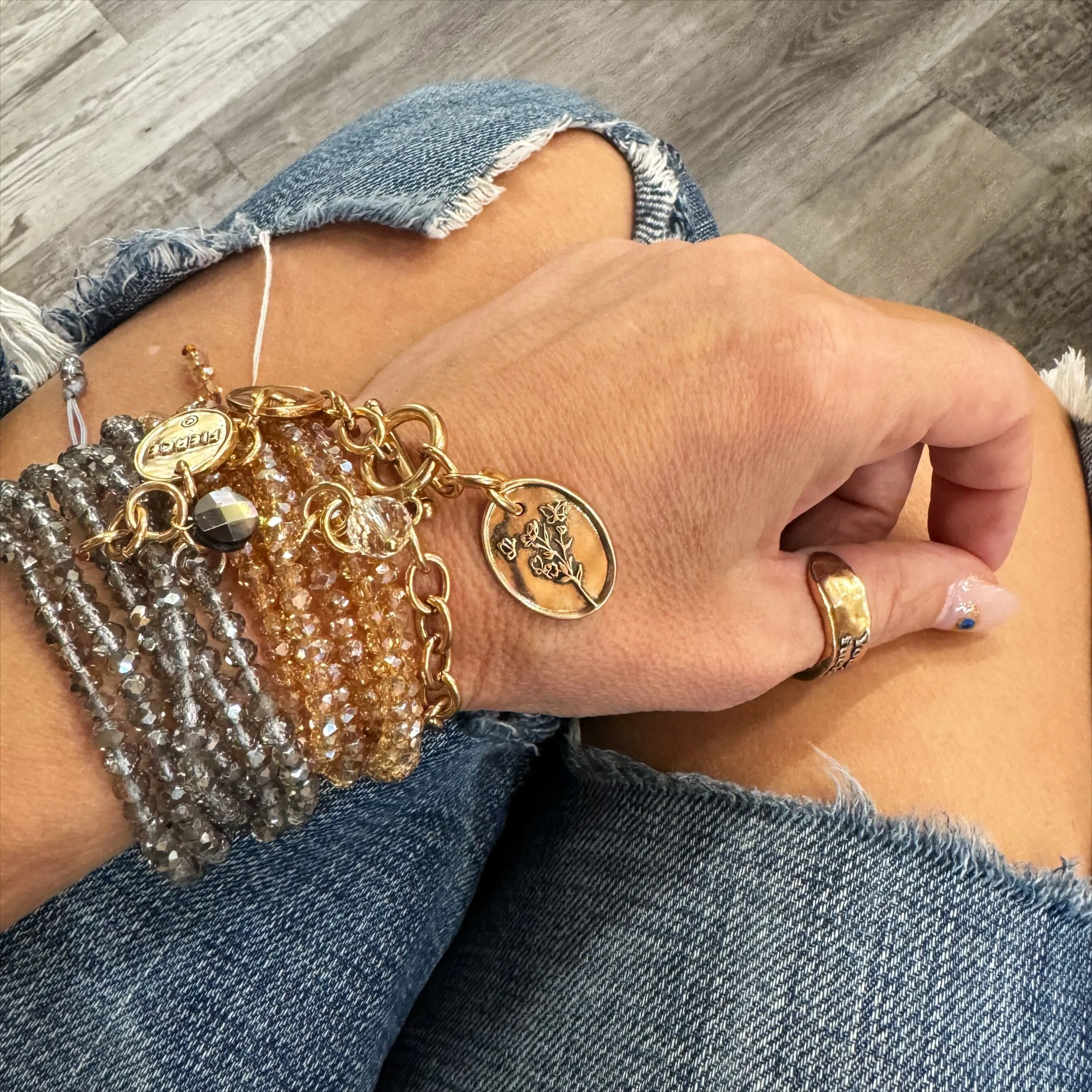 CHOOSE YOUR MESSAGE | OVAL | Chain Bracelet