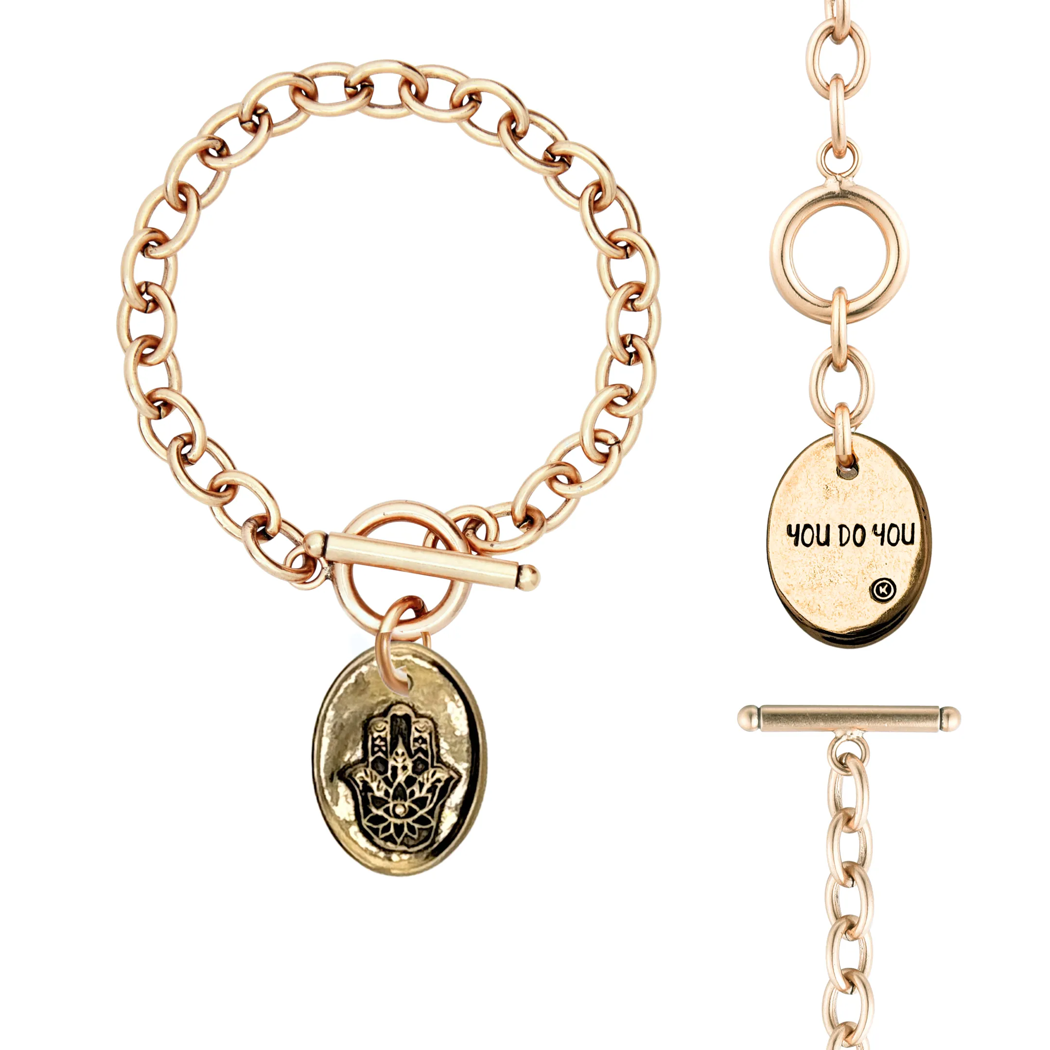 CHOOSE YOUR MESSAGE | OVAL | Chain Bracelet