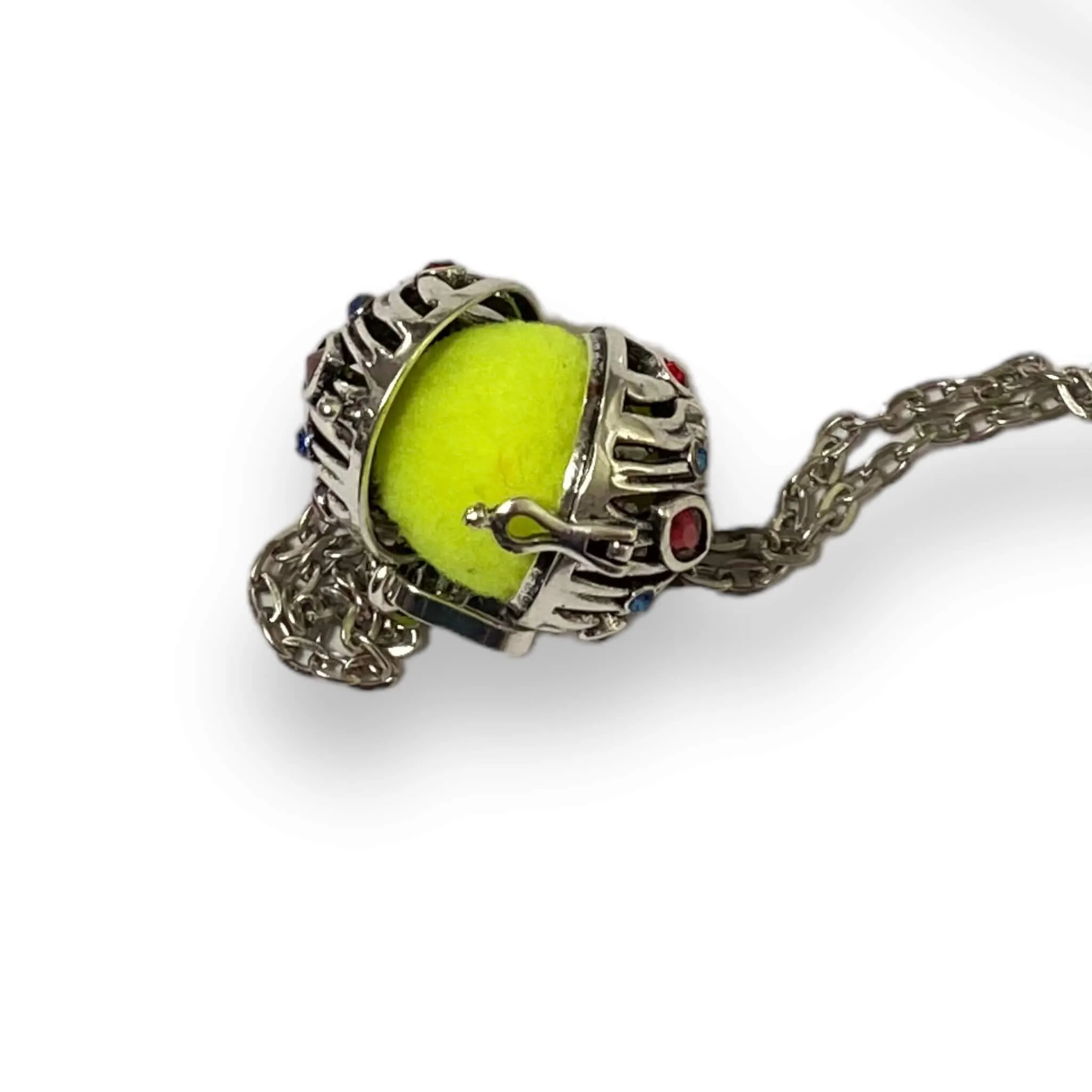 Crystal Ball Chime Pendant Necklace