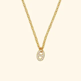 Crystal Oval Necklace