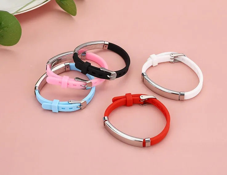 Custom Kids ID Bracelet - Personalized Baby Jewelry - Phone Number Bracelet for Kids- Emergency Bracelet - Anti Loss Bracelet Child ID